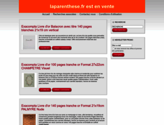 laparenthese.fr screenshot