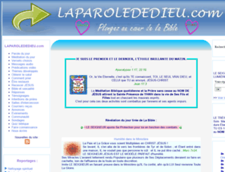 laparolededieu.com screenshot