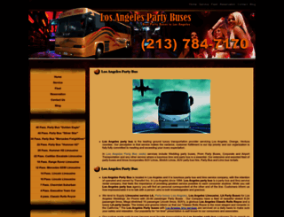 lapartybuses.com screenshot