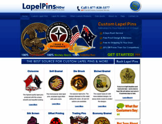 lapelpinsnow.com screenshot