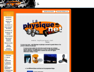 laphysique.net screenshot