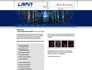 lapin-anlagensysteme.de screenshot