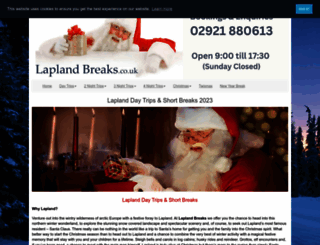 lapland-breaks.co.uk screenshot