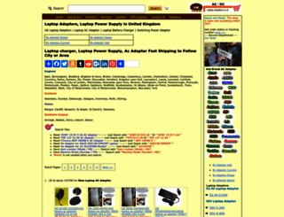 laptop-adapters.co.uk screenshot