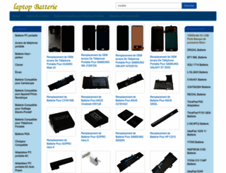 laptop-batterie.com screenshot
