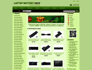 laptop-battery-shop.com screenshot