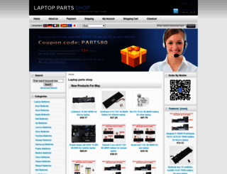 laptop-parts-shop.com screenshot
