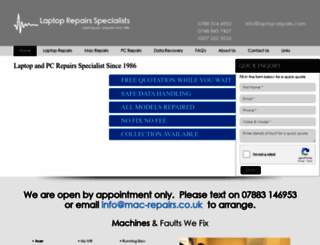 laptop-repairs.com screenshot