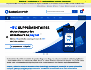 laptopbatterie.fr screenshot