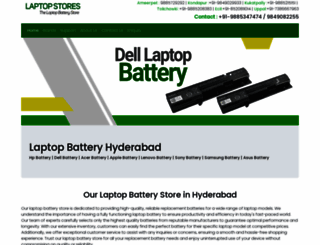 laptopbatteryinhyderabad.com screenshot