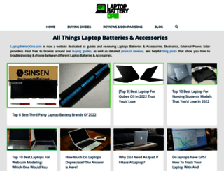 laptopbatteryone.com screenshot