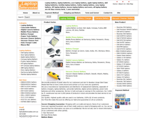 laptopbatterysales.com.au screenshot