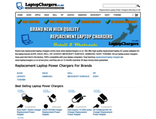 laptopchargers.co.nz screenshot