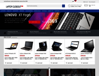 laptopcloseout.com screenshot