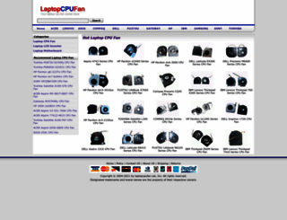 laptopcpufan.net screenshot