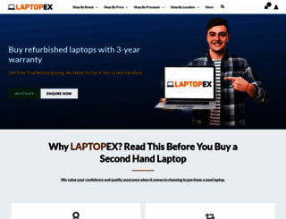 laptopex.com screenshot