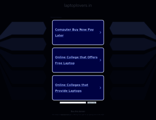 laptoplovers.in screenshot