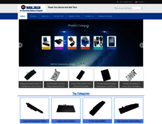 laptoprechargeablebattery.com screenshot