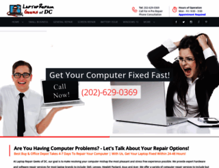 laptoprepairgeeks-dc.com screenshot