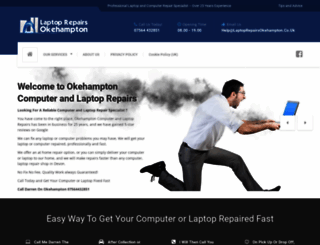 laptoprepairsokehampton.co.uk screenshot