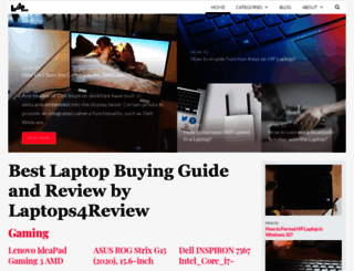 laptops4review.com screenshot