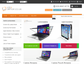 laptopscreendirect.com screenshot