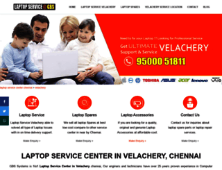laptopservicecenterinvelachery.com screenshot