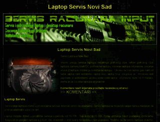 laptopservisnovisad.servisracunaranovisad.rs screenshot