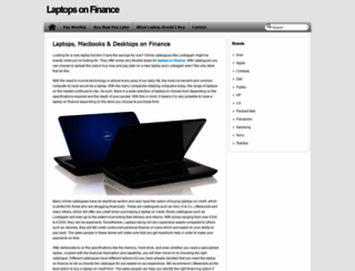 laptopsonfinance.org.uk screenshot