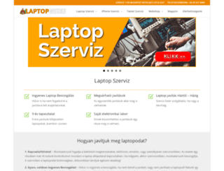 laptopszervizbudapest.eu screenshot