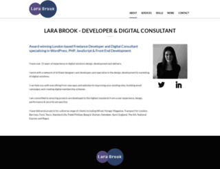 larabrook.com screenshot