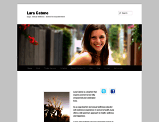 laracatone.wordpress.com screenshot