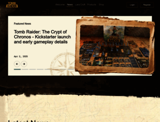 laracroftandtheguardianoflight.com screenshot