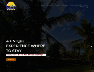 larasasriresort.com screenshot