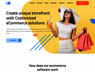 laravelecommerce.com screenshot