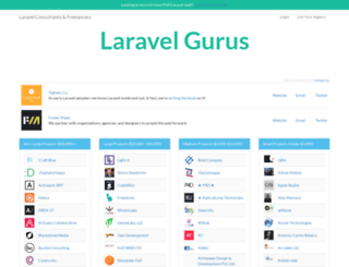 laravelgurus.com screenshot