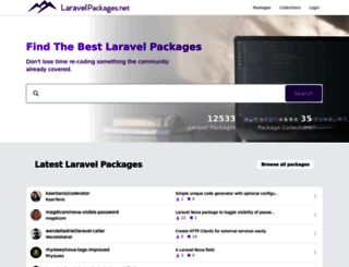 laravelpackages.net screenshot