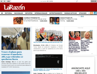 larazon.com.do screenshot