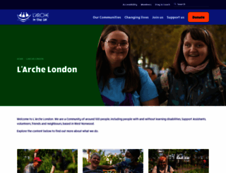 larchelondon.org.uk screenshot