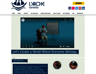 larchetoronto.org screenshot