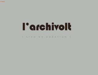 larchivolt-lyon.com screenshot
