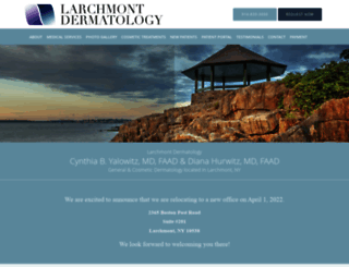 larchmontderm.com screenshot