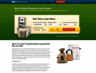 largecashloans.com screenshot