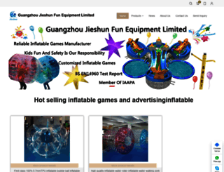 largeinflatablegames.com screenshot