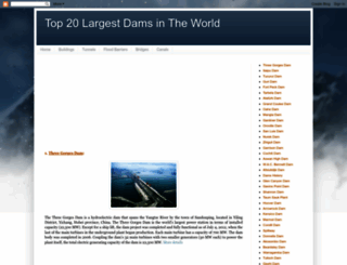 largest-dams-2.blogspot.com screenshot