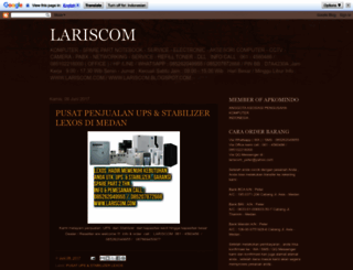 lariscom.blogspot.com screenshot