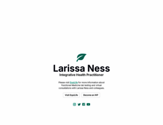 larissaness.com screenshot