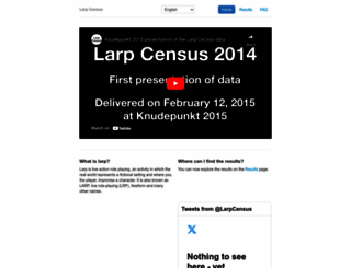 larpcensus.org screenshot