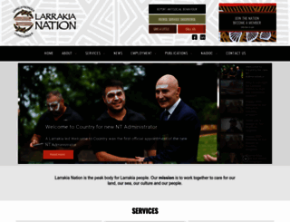 larrakia.com screenshot