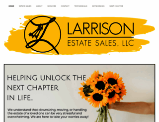 larrisonestatesales.com screenshot